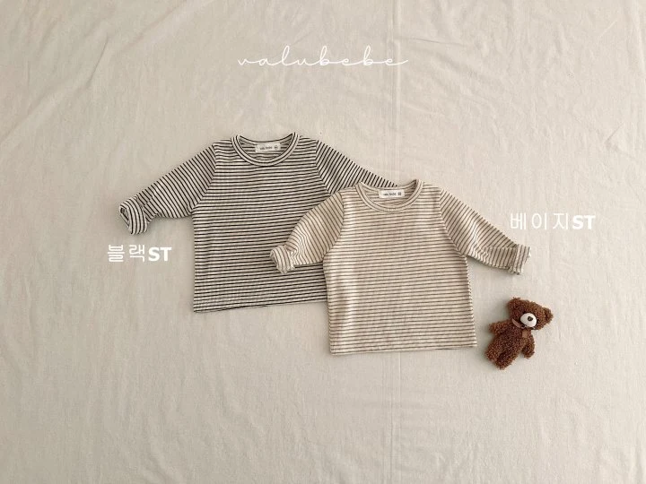 Valu Bebe - Korean Baby Fashion - #babywear - Kids By Stripe Tee - 4