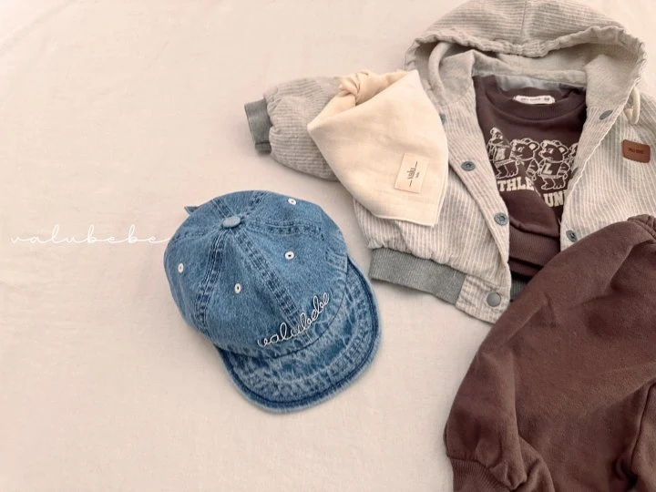 Valu Bebe - Korean Baby Fashion - #onlinebabyboutique - Bebe Velu Denim Cap - 9