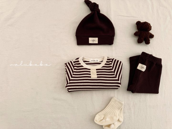 Valu Bebe - Korean Baby Fashion - #onlinebabyshop - Tiny Stripe Tee (Bebe) - 7