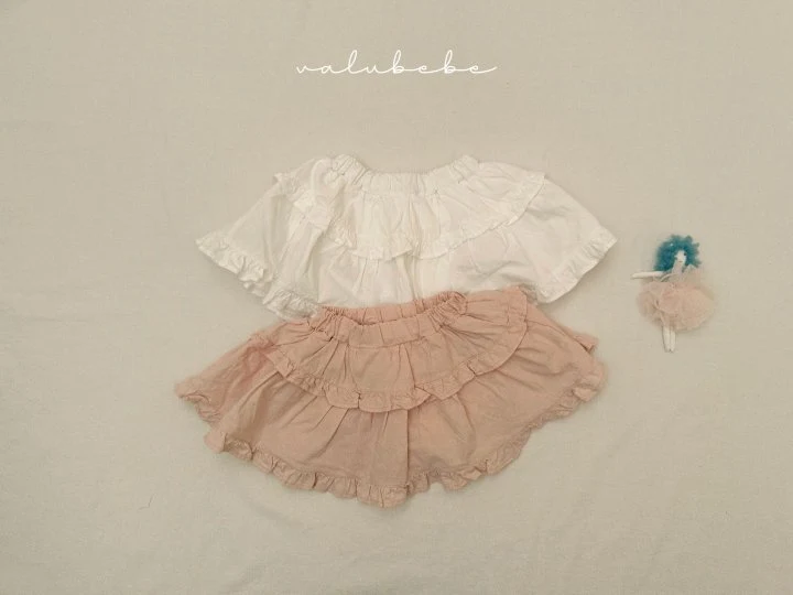 Valu Bebe - Korean Baby Fashion - #onlinebabyshop - Bebe Mini Frill Cancan Bloomers - 6