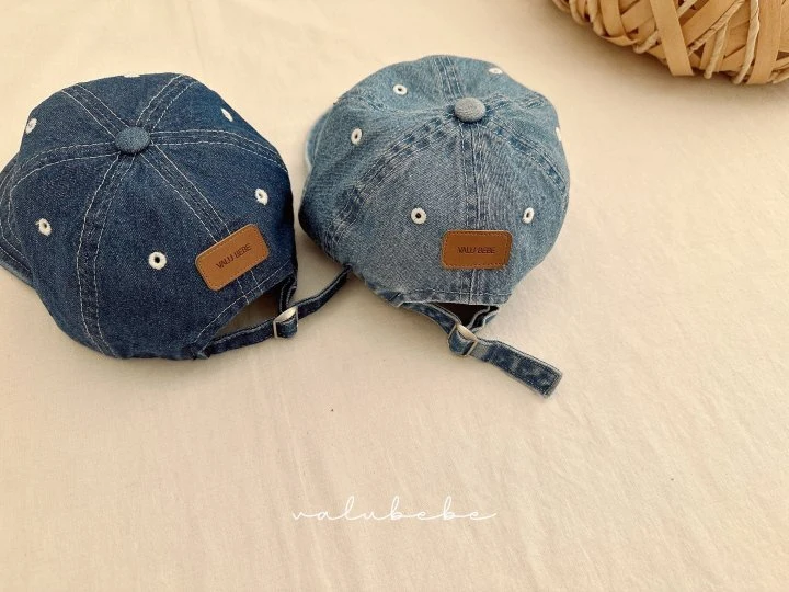 Valu Bebe - Korean Baby Fashion - #onlinebabyshop - Bebe Velu Denim Cap - 10