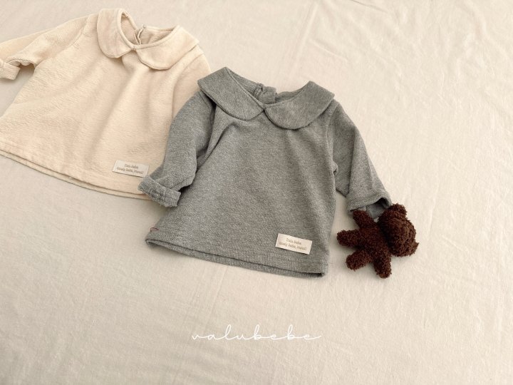 Valu Bebe - Korean Baby Fashion - #onlinebabyshop - Kids Round Collar Tee - 6