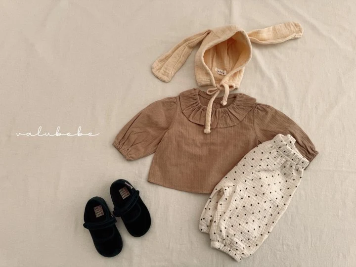 Valu Bebe - Korean Baby Fashion - #smilingbaby - Frill Ruffle Blouse (Bebe) - 3