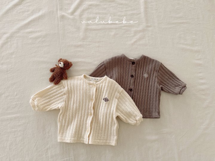 Valu Bebe - Korean Baby Fashion - #smilingbaby - Juku Jacquard Cardigan (Kids) - 12