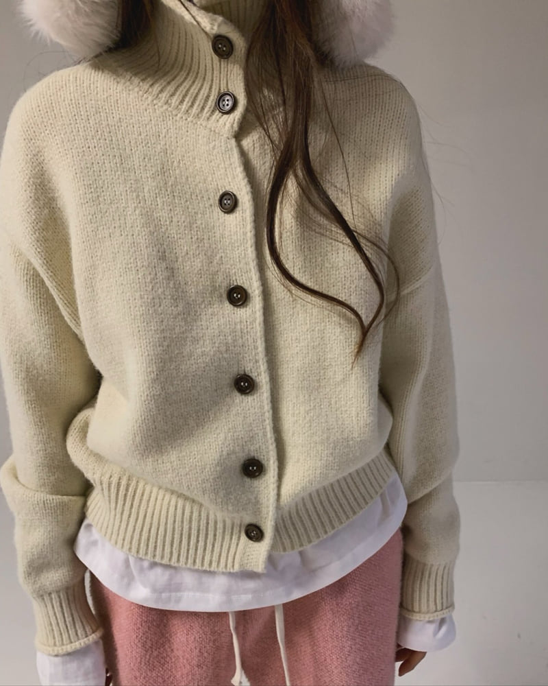 Via - Korean Women Fashion - #momslook - Warm Cardigan - 7