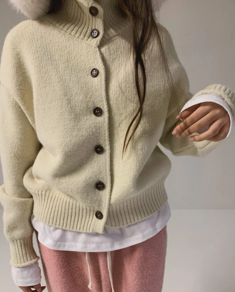 Via - Korean Women Fashion - #momslook - Warm Cardigan - 9