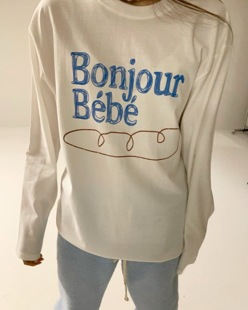 Via - Korean Women Fashion - #momslook - Bebe Tee - 11