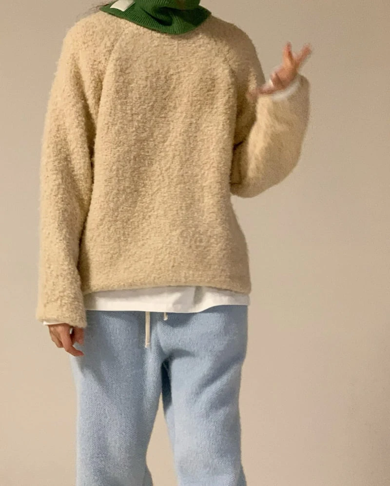 Via - Korean Women Fashion - #momslook - Boucle Knit - 8