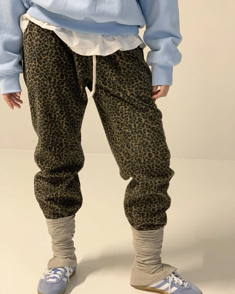 Via - Korean Women Fashion - #shopsmall - Pola Leo Pants