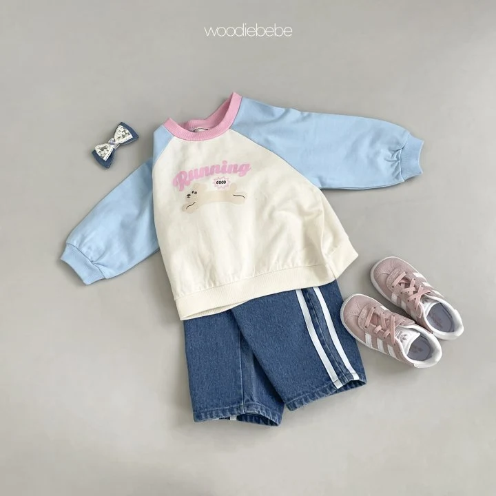 Woodie - Korean Baby Fashion - #babyboutique - Straight Denim Pants - 9