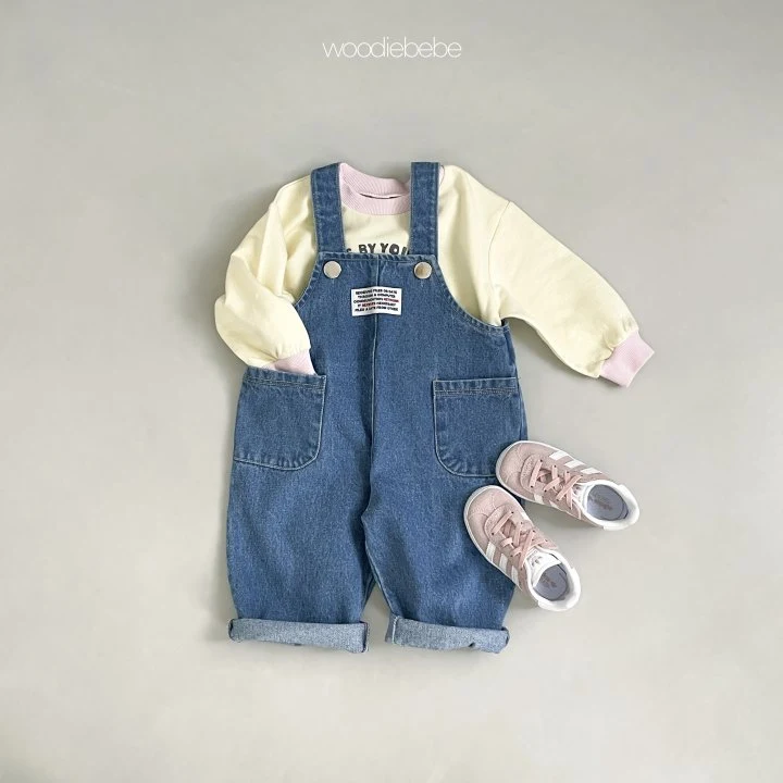 Woodie - Korean Baby Fashion - #babyboutique - Denim Overalls - 8