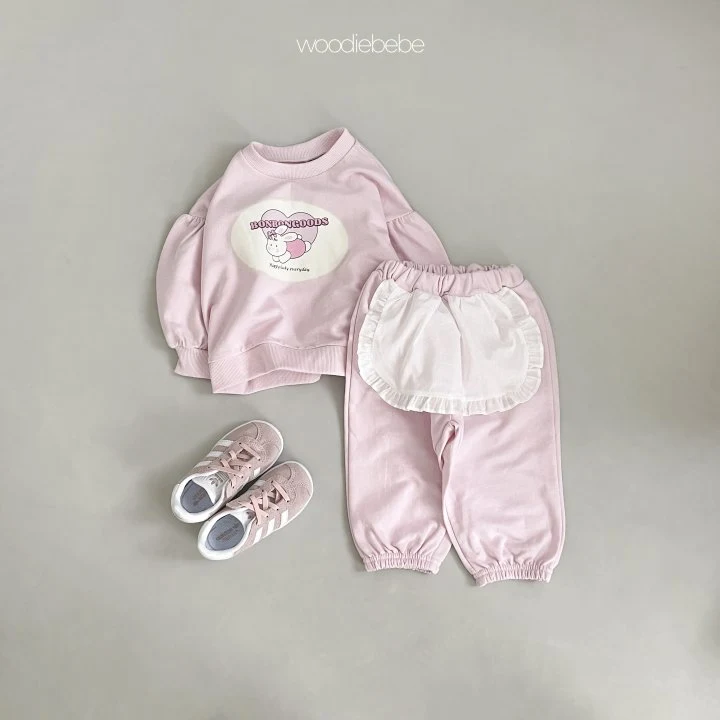 Woodie - Korean Baby Fashion - #babyboutique - Macaroon Top Bottom Set - 8