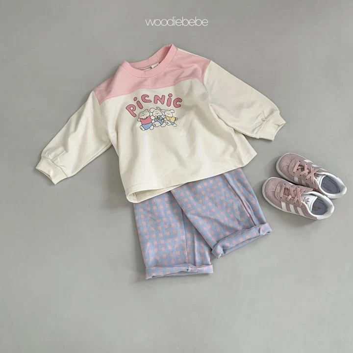 Woodie - Korean Baby Fashion - #babyboutique - Picnic Top Bottom Set - 8