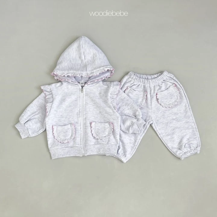 Woodie - Korean Baby Fashion - #onlinebabyshop - Dorothy Top Bottom Set - 4