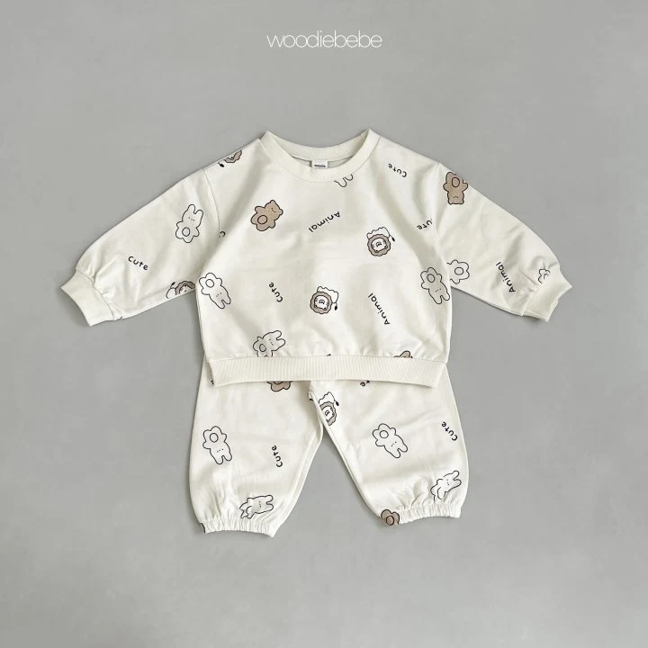 Woodie - Korean Baby Fashion - #babyboutique - Mini Top Bottom Set - 4