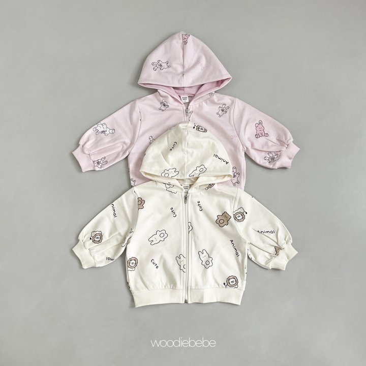 Woodie - Korean Baby Fashion - #babyboutique - Mini Hooded Jumper - 2