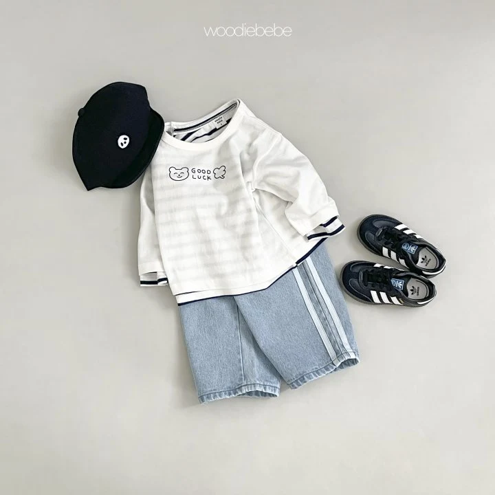 Woodie - Korean Baby Fashion - #babyboutiqueclothing - Straight Denim Pants - 10