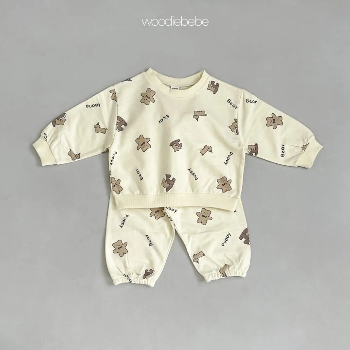 Woodie - Korean Baby Fashion - #babyboutiqueclothing - Mini Top Bottom Set - 5