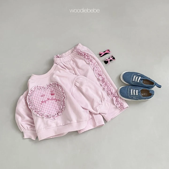 Woodie - Korean Baby Fashion - #babyclothing - Melody Top Bottom Set - 8