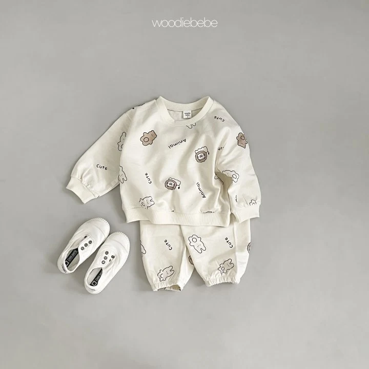 Woodie - Korean Baby Fashion - #babyfashion - Mini Top Bottom Set - 7