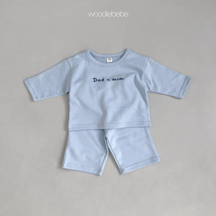 Woodie - Korean Baby Fashion - #babygirlfashion - Spring Uni Top Bottom Set - 5