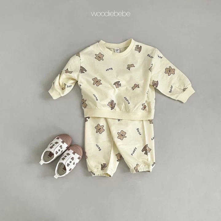 Woodie - Korean Baby Fashion - #babygirlfashion - Mini Top Bottom Set - 9