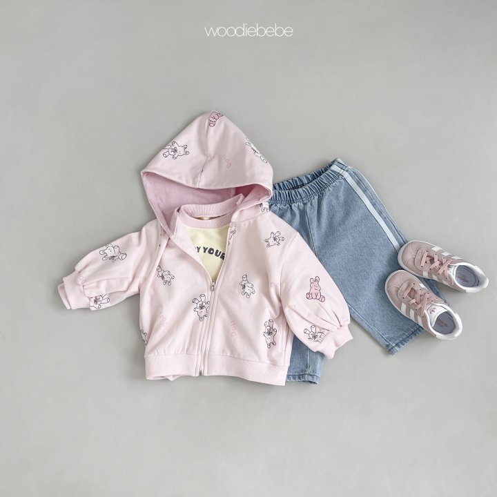 Woodie - Korean Baby Fashion - #babygirlfashion - Mini Hooded Jumper - 7