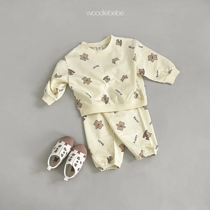 Woodie - Korean Baby Fashion - #babylifestyle - Mini Top Bottom Set - 10