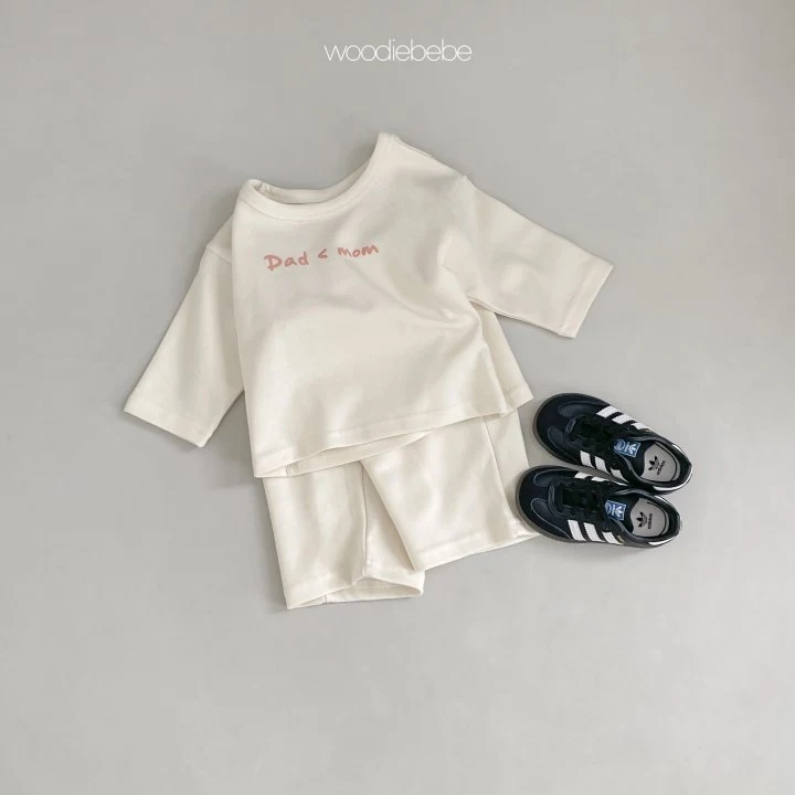 Woodie - Korean Baby Fashion - #babyoninstagram - Spring Uni Top Bottom Set - 7