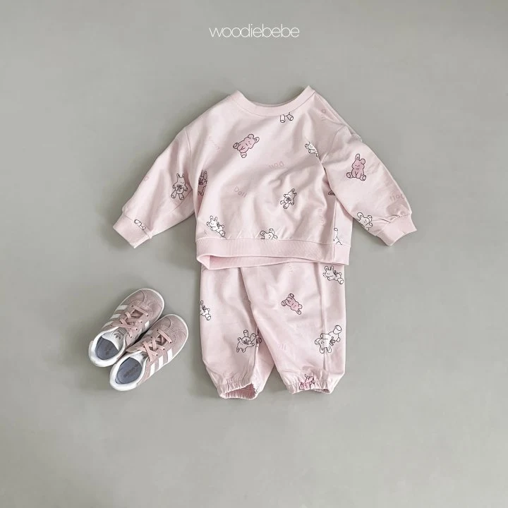 Woodie - Korean Baby Fashion - #babyoninstagram - Mini Top Bottom Set - 11