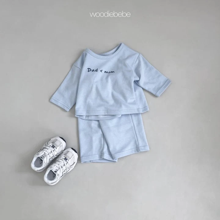 Woodie - Korean Baby Fashion - #babyoutfit - Spring Uni Top Bottom Set - 10