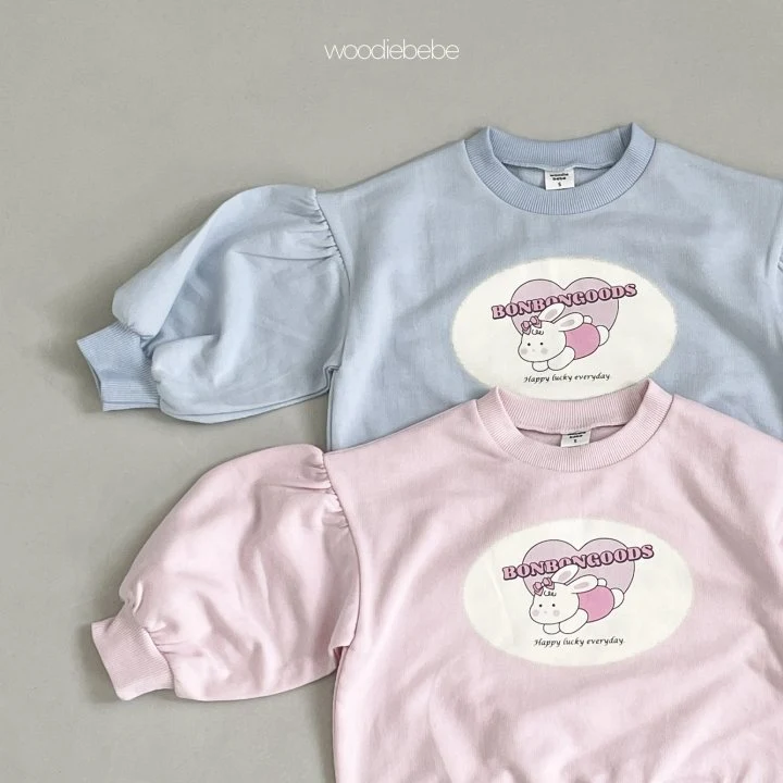 Woodie - Korean Baby Fashion - #babyoutfit - Macaroon Top Bottom Set - 3