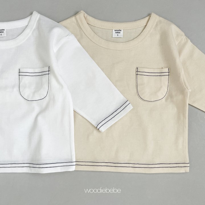 Woodie - Korean Baby Fashion - #babywear - Basic tee - 3