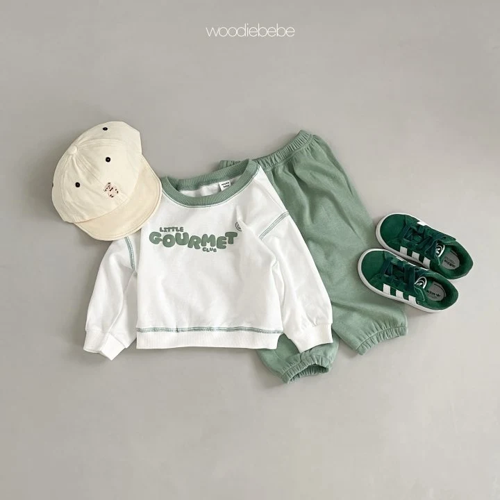 Woodie - Korean Baby Fashion - #babywear - Pretzel Top Bottom Set - 8