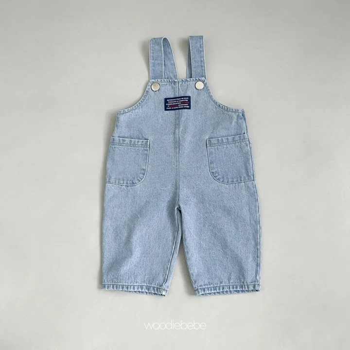 Woodie - Korean Baby Fashion - #onlinebabyboutique - Denim Overalls - 5