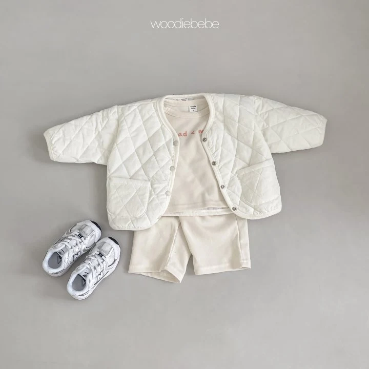 Woodie - Korean Baby Fashion - #onlinebabyboutique - Spring Uni Top Bottom Set - 12