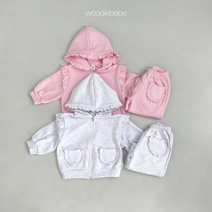 Woodie - Korean Baby Fashion - #onlinebabyboutique - Dorothy Top Bottom Set - 2