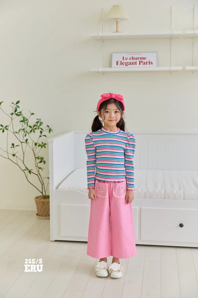 e.ru - Korean Children Fashion - #Kfashion4kids - Mello Wide Pants - 11