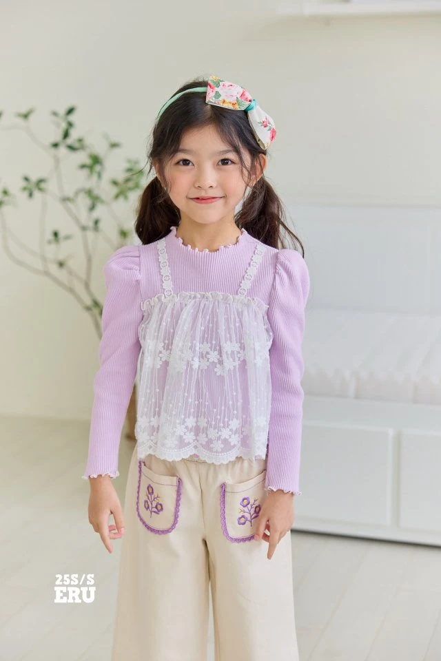 e.ru - Korean Children Fashion - #Kfashion4kids - Lace Tee