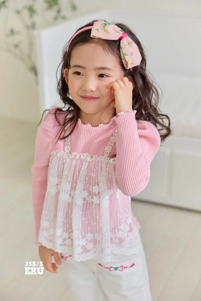 e.ru - Korean Children Fashion - #childofig - Lace Tee - 9