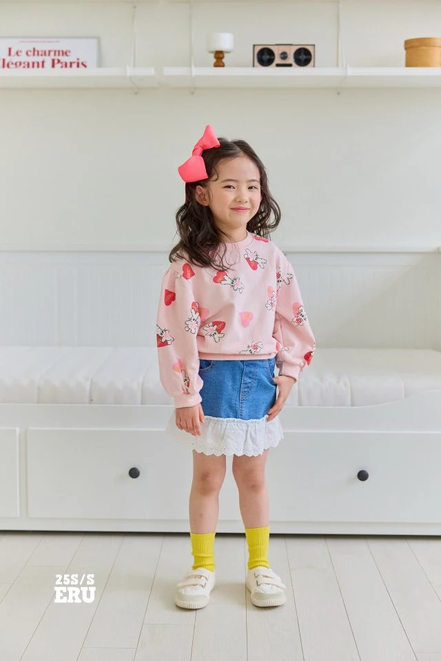 e.ru - Korean Children Fashion - #stylishchildhood - Heart Rabbit Tee - 4