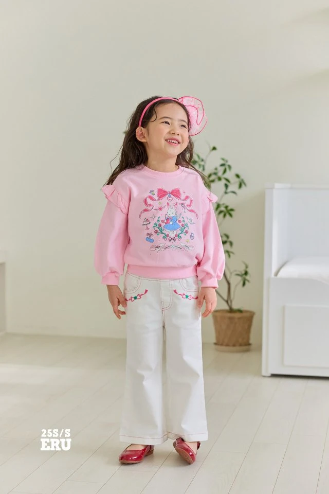 e.ru - Korean Children Fashion - #childofig - Ribbon Rabbit Tee - 2