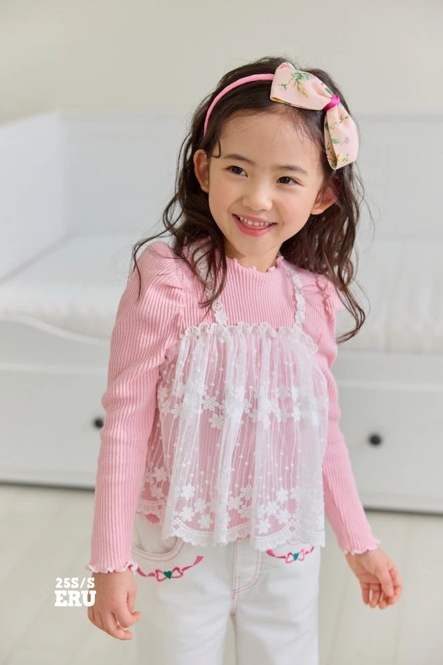 e.ru - Korean Children Fashion - #childrensboutique - Lace Tee - 10