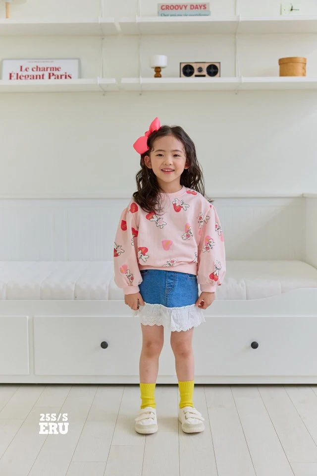 e.ru - Korean Children Fashion - #childrensboutique - Heart Rabbit Tee - 5