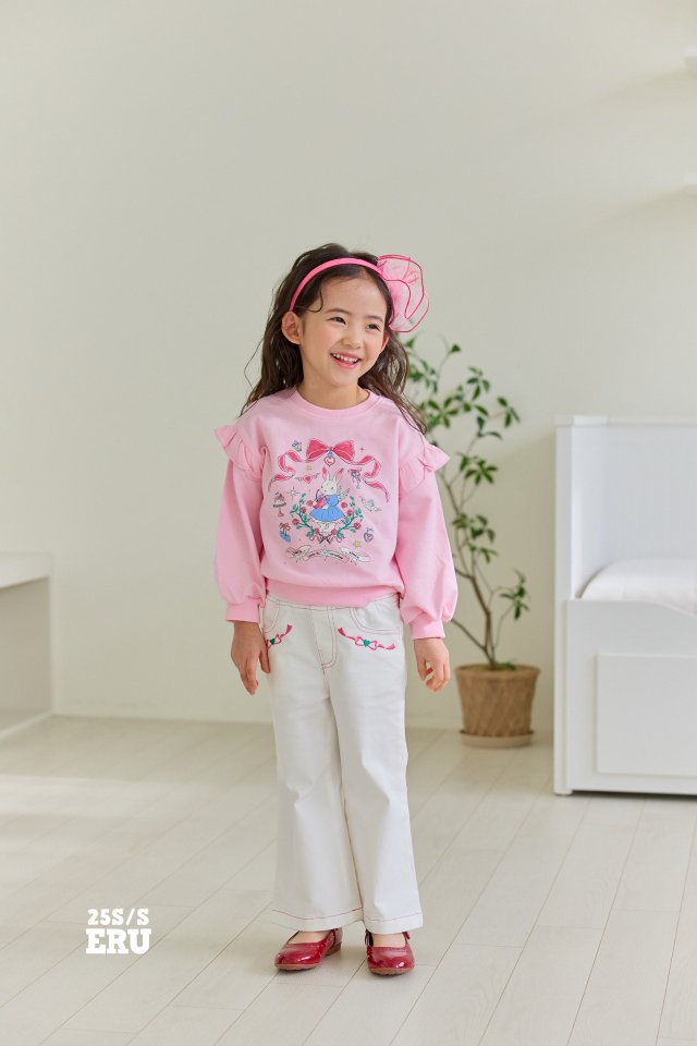 e.ru - Korean Children Fashion - #discoveringself - Ribbon Rabbit Tee - 5