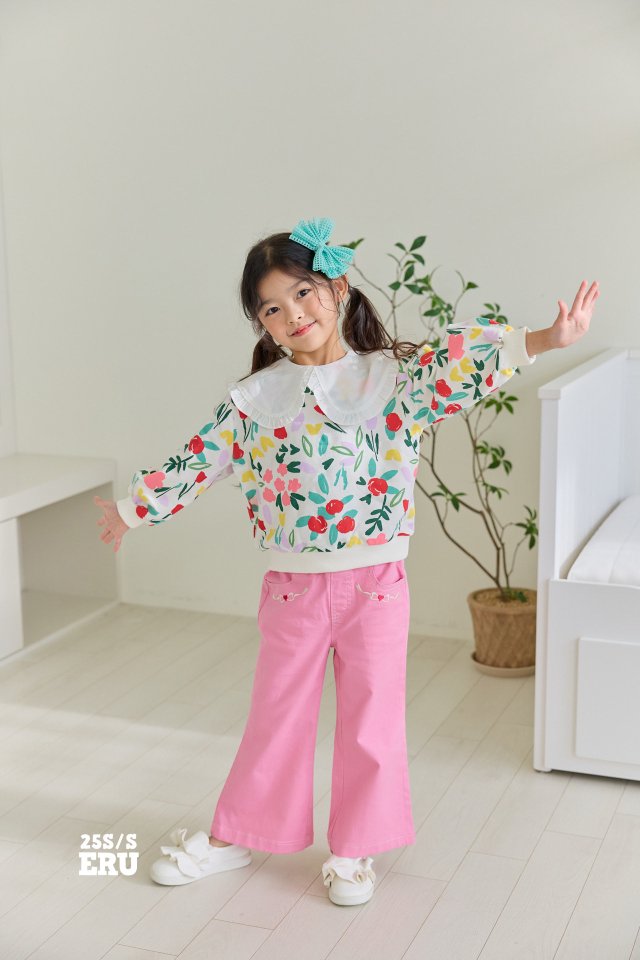 e.ru - Korean Children Fashion - #kidsshorts - Big Collar Tee - 11