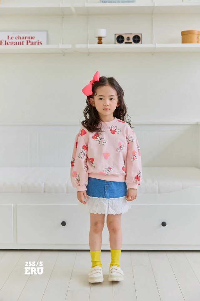 e.ru - Korean Children Fashion - #kidsshorts - Denim Skirt - 4