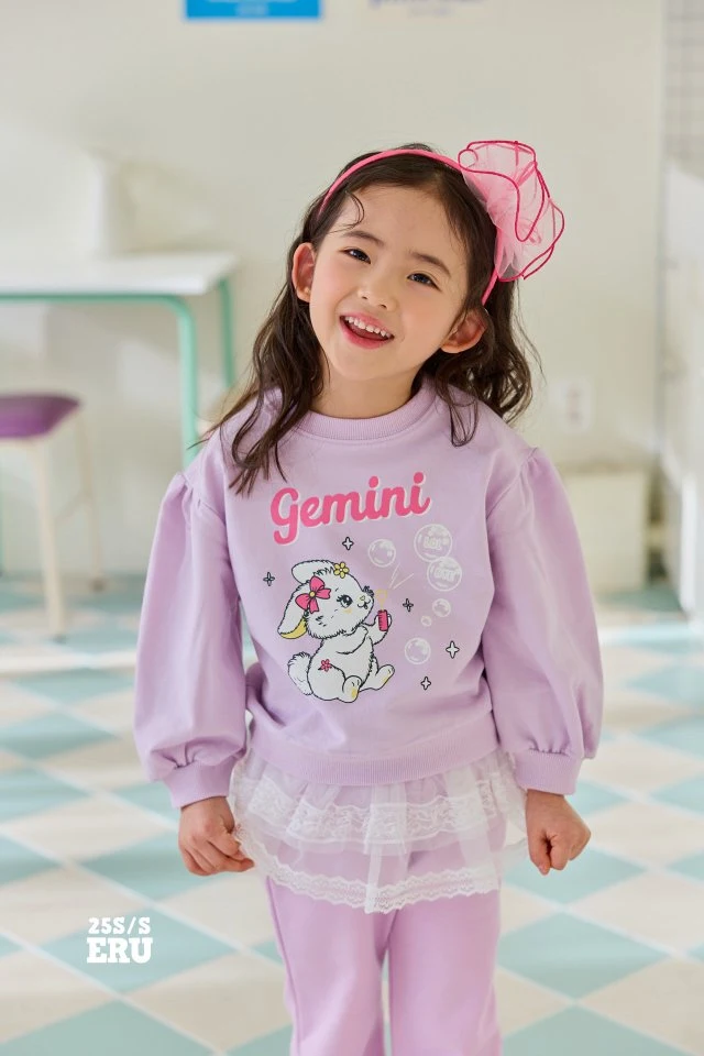 e.ru - Korean Children Fashion - #kidzfashiontrend - Bubble Rabbit Tee - 7