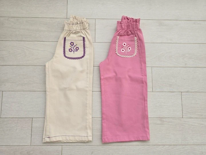 e.ru - Korean Children Fashion - #littlefashionista - Mello Wide Pants - 12