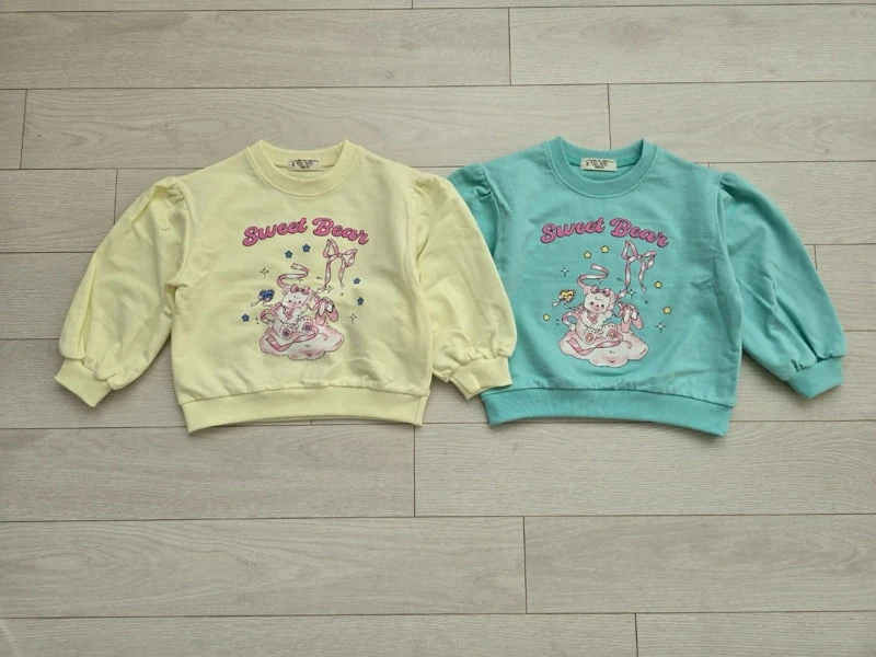 e.ru - Korean Children Fashion - #littlefashionista - Sweet Bear Tee - 12